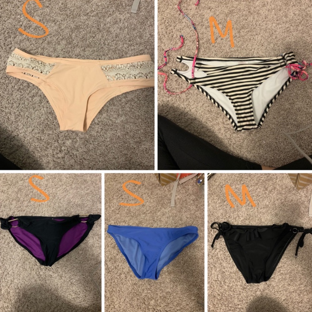5 bikini bottoms